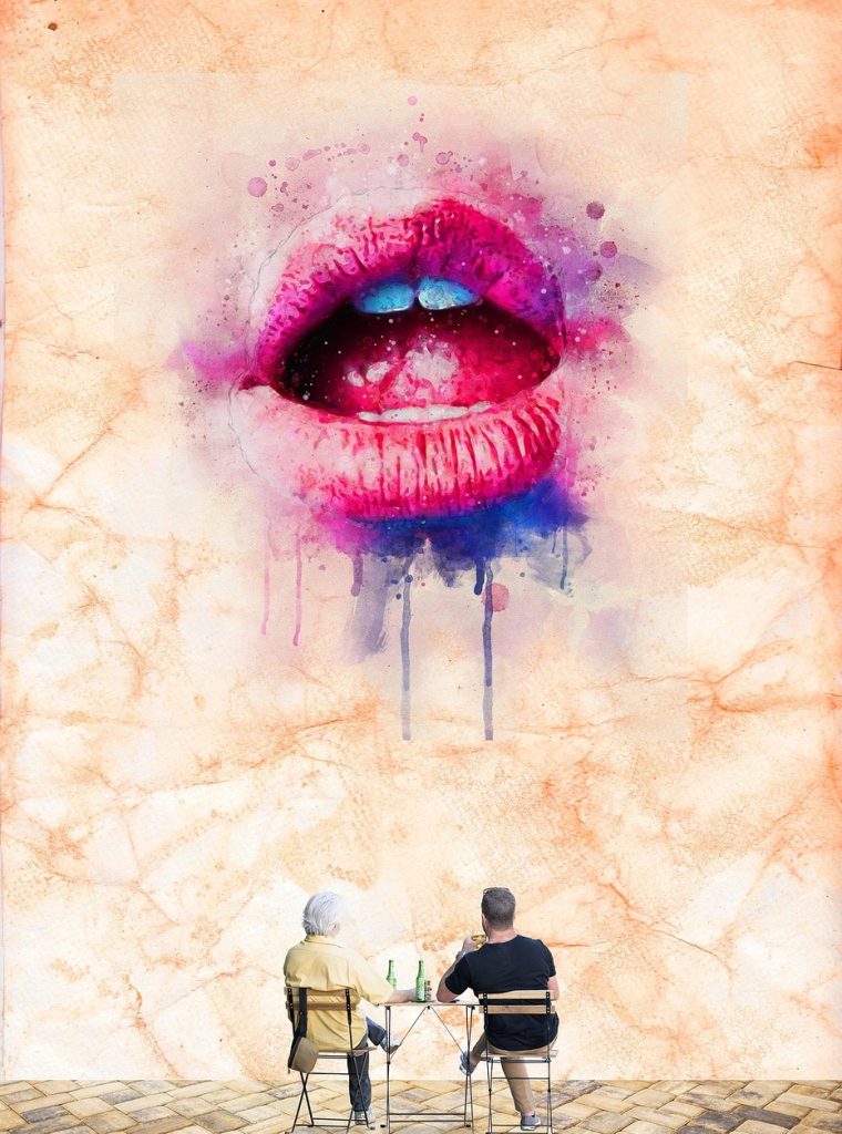 teeth, mouth, kiss, painting, art, art, art, art, art, art
